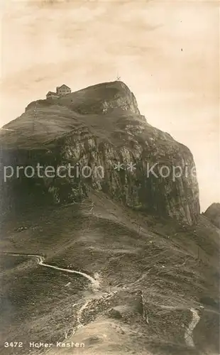 AK / Ansichtskarte Hoher_Kasten_Hohenkasten_1799m_IR mit Berggasthaus 