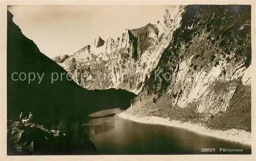 AK / Ansichtskarte Appenzell_IR Faehlensee Appenzell IR