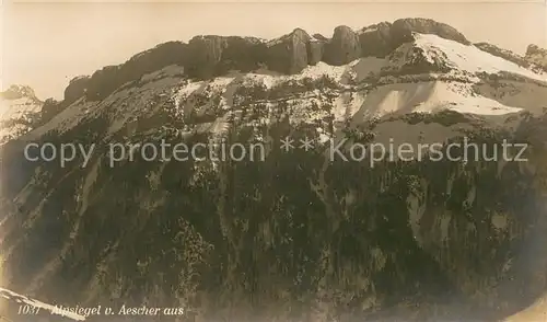 AK / Ansichtskarte Aescher Wildkirchli_IR Blick vom Alpsiegel 