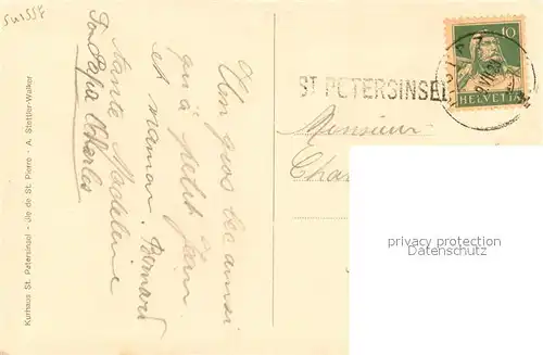 AK / Ansichtskarte St_Petersinsel Wohnstube St_Petersinsel