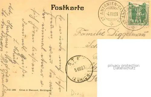 AK / Ansichtskarte Saeckingen_Bad Rheinpanorama Trompeter von Saeckingen Saeckingen_Bad