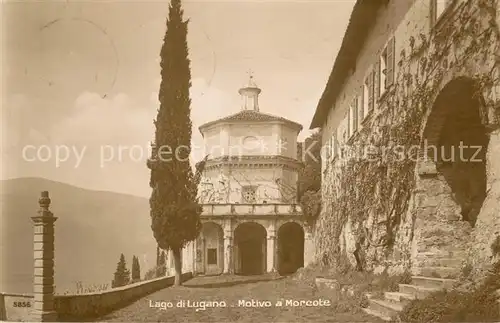 AK / Ansichtskarte Morcote_Lago_di_Lugano Kirche Morcote_Lago_di_Lugano