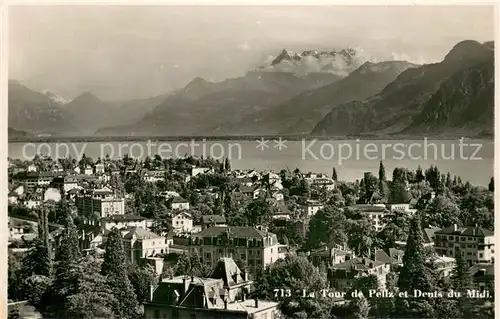 AK / Ansichtskarte La_Tour de Peilz et Dents du Midi La_Tour de Peilz