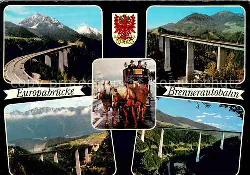 AK / Ansichtskarte Autobahn Europabruecke Brennerautobahn 
