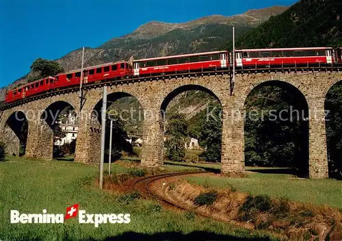 AK / Ansichtskarte Berninabahn Bernina Express Berninabahn