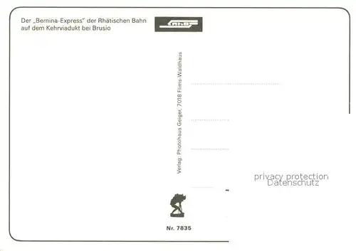 AK / Ansichtskarte Berninabahn Bernina Express Berninabahn