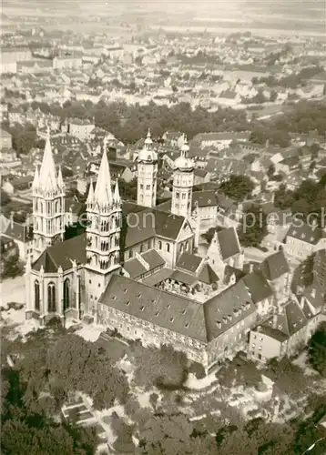 AK / Ansichtskarte Naumburg__Saale Fliegeraufnahme Naumburger Dom 