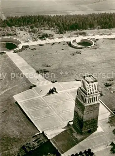 AK / Ansichtskarte Weimar__Thueringen Fliegeraufnahme Nationale Mahn  und Gedenkstaette Buchenwald 