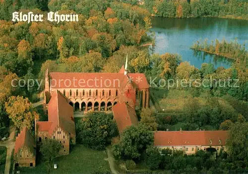 AK / Ansichtskarte Chorin Fliegeraufnahme Kloster Chorin Chorin