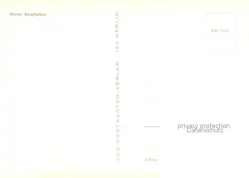 AK / Ansichtskarte Thale_Harz Fliegeraufnahme Harzer Bergtheater Thale_Harz