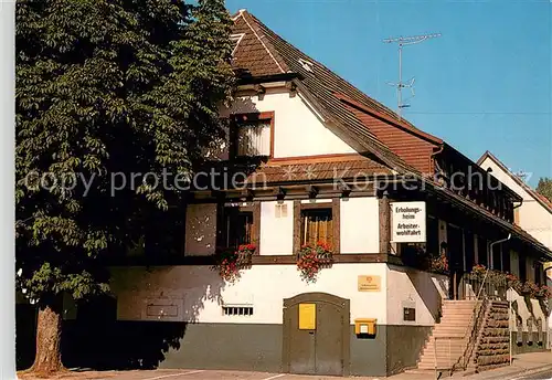 AK / Ansichtskarte Zell_Harmersbach Erholungsheim d. Arbeitswohlfahrt Laube Zell Harmersbach