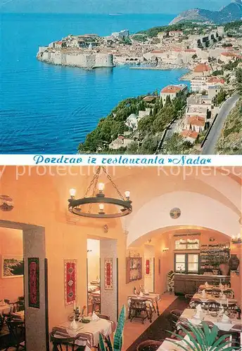AK / Ansichtskarte Dubrovnik_Ragusa Lovrjenac Restaurant Nada Dubrovnik Ragusa