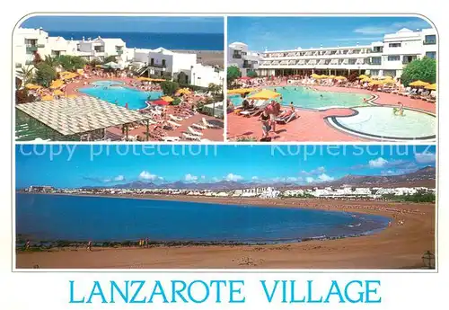 AK / Ansichtskarte Lanzarote_Kanarische Inseln Lanzarote Village Pool Lanzarote