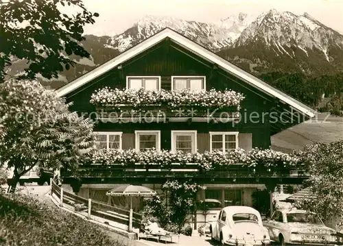 AK / Ansichtskarte Obermaiselstein Gaestehaus Pension Haus Isabell Alpen Obermaiselstein