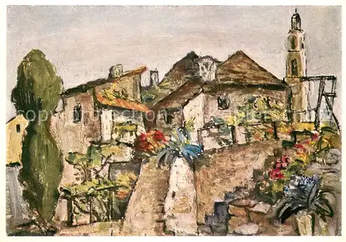 AK / Ansichtskarte Intragna_TI Motiv Kuenstlerkarte 