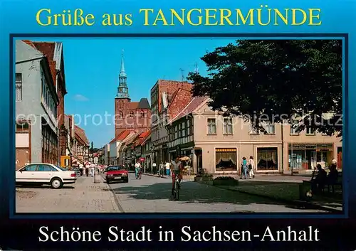 AK / Ansichtskarte Tangermuende Strassenpartie Tangermuende
