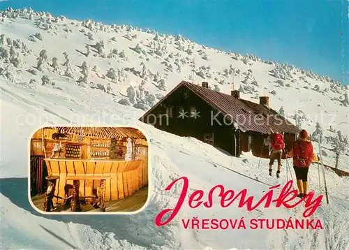AK / Ansichtskarte Jeseniky_CZ Turisticka chata Vresova studanka 
