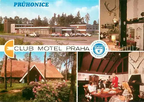 AK / Ansichtskarte Pruhonice Club Motel Praha Gastraeume Park Pruhonice