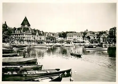 AK / Ansichtskarte Lausanne_Ouchy La Rade d Ouchy Lausanne Ouchy