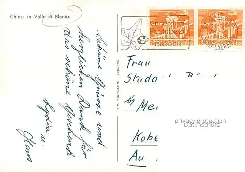 AK / Ansichtskarte Blenio_TI Chiesa in Valle di Blenio 