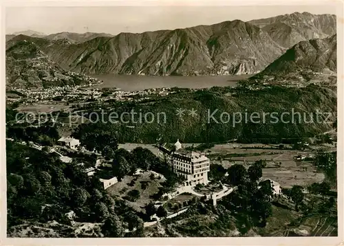 AK / Ansichtskarte Cademario Kurhaus Fliegeraufnahme Cademario