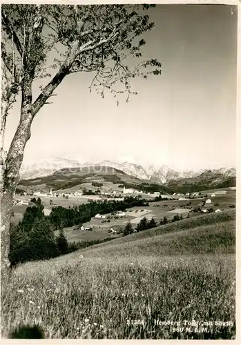 AK / Ansichtskarte Hemberg_SG mit Saentis Hemberg_SG