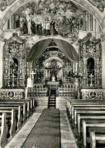 AK / Ansichtskarte Truns_GR Wallfahrtskirche Maria Licht Inneres Truns_GR