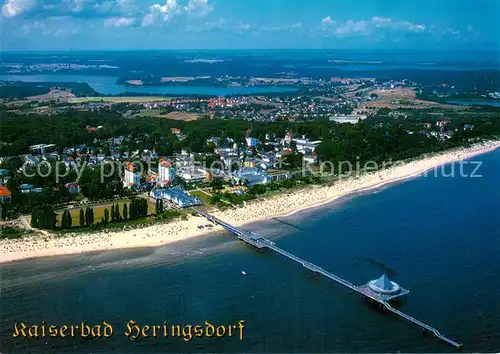 AK / Ansichtskarte Heringsdorf_Ostseebad_Usedom Fliegeraufnahme Heringsdorf_Ostseebad