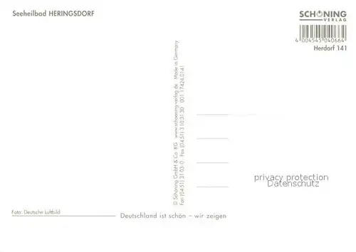 AK / Ansichtskarte Heringsdorf_Ostseebad_Usedom Fliegeraufnahme Heringsdorf_Ostseebad