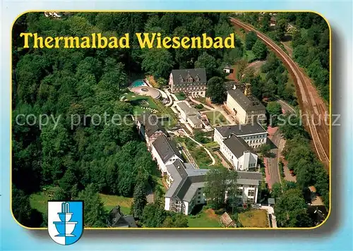AK / Ansichtskarte Wiesenbad Rehaklinik Miriquidi Fliegeraufnahme Wiesenbad