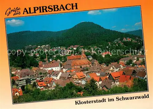 AK / Ansichtskarte Alpirsbach Kloster und Kurstadt Fliegeraufnahme Alpirsbach