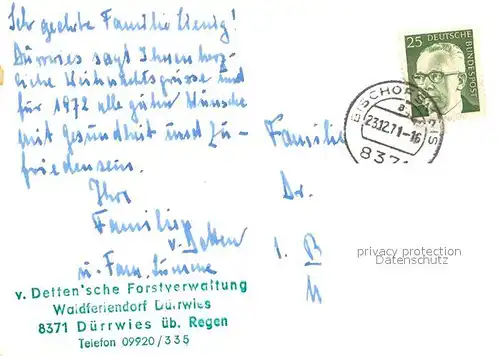 AK / Ansichtskarte Duerrwies Waldferiendorf Duerrwies Duerrwies