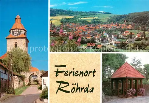 AK / Ansichtskarte Roehrda Aussichtsturm Panorama Pavillon Roehrda