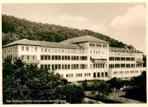 AK / Ansichtskarte Bad_Duerkheim Sanatorium Sonnenwende Bad_Duerkheim