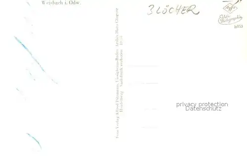 AK / Ansichtskarte Weisbach_Waldbrunn Fliegeraufnahme Weisbach Waldbrunn