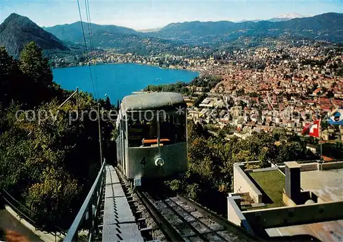 AK / Ansichtskarte Zahnradbahn Lugano 