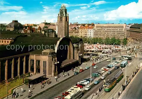 AK / Ansichtskarte Bahnhof HHelsinki 