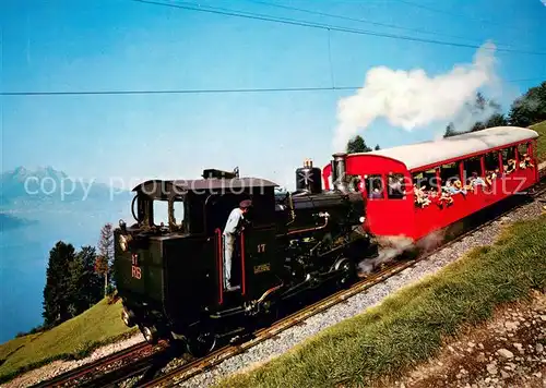 AK / Ansichtskarte Zahnradbahn Vitznau Rigi  