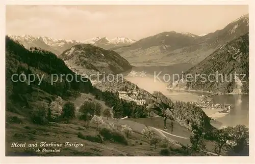 AK / Ansichtskarte Stansstad Hotel und Kurhaus Fuerigen Panorama Stansstad