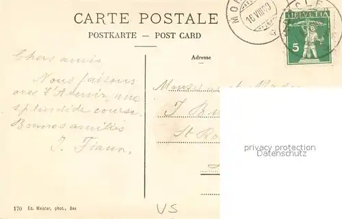 AK / Ansichtskarte Morcles_VD et la Dent 