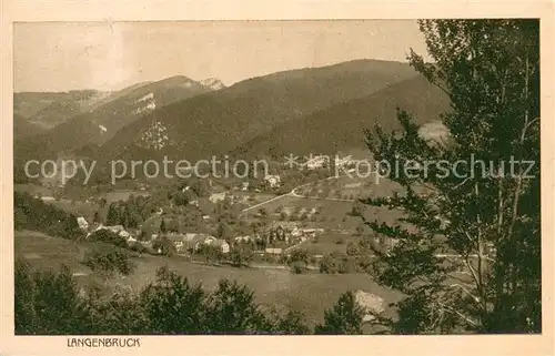 AK / Ansichtskarte Langenbruck__BL Panorama 