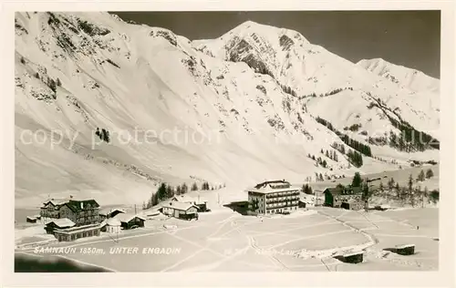 AK / Ansichtskarte Samnaun_Dorf Unterengadin Winteridyll Samnaun Dorf