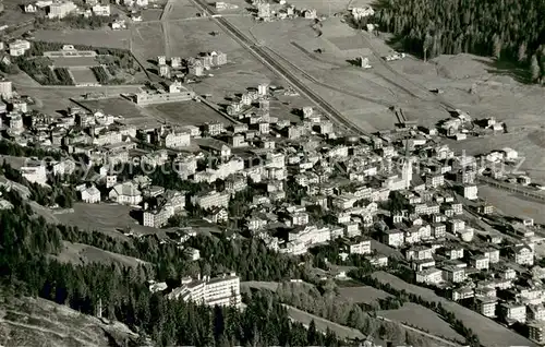 AK / Ansichtskarte Davos_Platz_GR Fliegeraufnahme Davos_Platz_GR