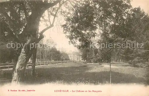 AK / Ansichtskarte Luneville_54 Le chateau et les bosquets 