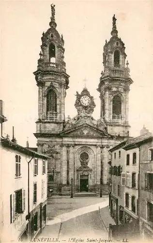 AK / Ansichtskarte Luneville_54 Eglise Saint Jacques 