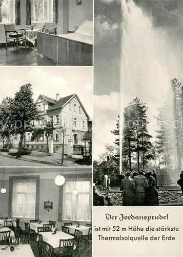 AK / Ansichtskarte Bad_Oeynhausen Pension Haus Daheim Jordansprudel Bad_Oeynhausen