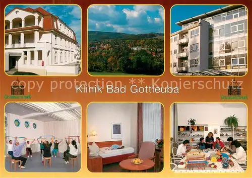 AK / Ansichtskarte Bad_Gottleuba Berggiesshuebel Orthopaedische Klinik Neubau Patientenzimmer Ergotherapie Bad