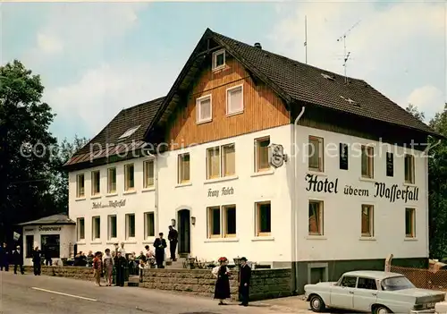 AK / Ansichtskarte Triberg Hotel ueberm Wasserfall Triberg