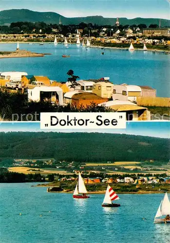 AK / Ansichtskarte Rinteln Doktor See Camping Wassersport Badestrand Rinteln