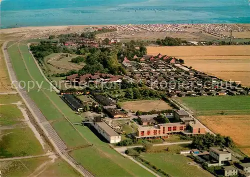 AK / Ansichtskarte Schillig Fliegeraufnahme Nordsee Schillig